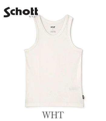 Schott ショット 1Pパック|タンクトップ|無地『TANK TOP PACK
