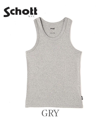 Schott ショット 1Pパック|タンクトップ|無地『TANK TOP PACK