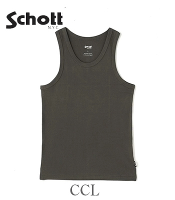 Schott ショット 1Pパック|タンクトップ|無地『TANK TOP PACK