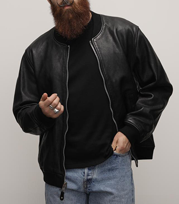 Schott MA-1 シープスキン レザージャケット Schott N.Y.C SCHOTT ショット レザー MA-1 ジャケット(COMFOR