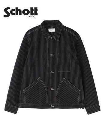 Schott ショット 硫化染|オールドヒッコリー|ワークジャケット『OLD