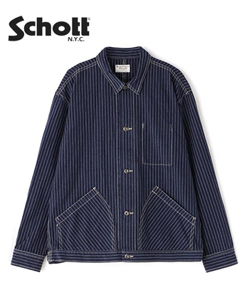 Schott ショット 硫化染|オールドヒッコリー|ワークジャケット『OLD