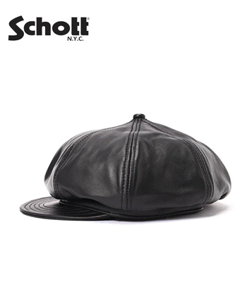 Schott ショット シープスキン|キャスケット|ニュースボーイ