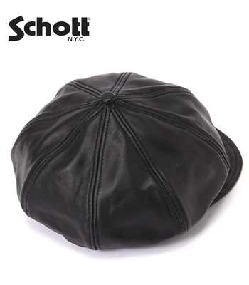 Schott ショット シープスキン|キャスケット|ニュースボーイ