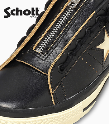 Schott × CONVERSE ショット ワンスター|ジップ|スニーカー『ONE STAR