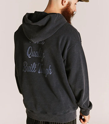 Schott ショット 長袖|ブリーチ加工|パーカー『FLOCKY BULLDOG PARKA