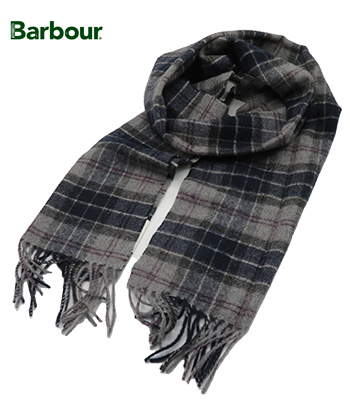 Barbour バブアー ラムウール|タータンチェック|マフラー