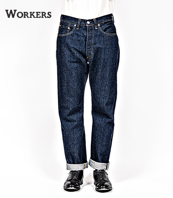 WORKERS ワーカーズ 14.75oz.|米綿|ストレートジーンズ『801XH, Buckle