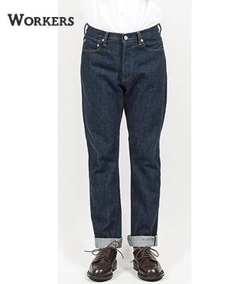 WORKERS ワーカーズ 13.75oz.|米綿|スリムテーパードジーンズ