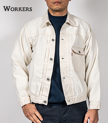 WORKERS ワーカーズ 米綿|デニムジャケット|Gジャン|1st Type『13.75oz