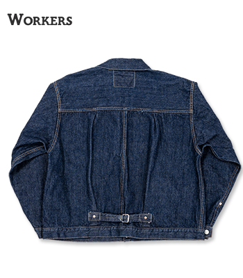 WORKERS ワーカーズ 米綿|デニムジャケット|Gジャン|1st Type『T-Back