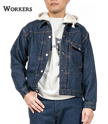 WORKERS ワーカーズ Right Hand Denimlデニムジャケット|Gジャン|1st 