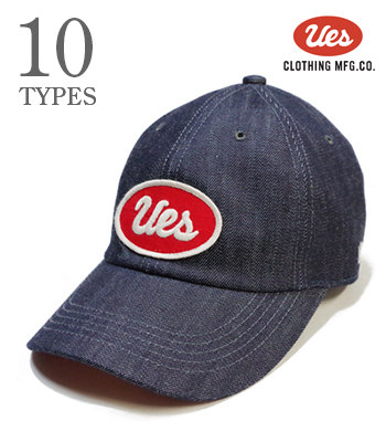 UES ウエス 定番|ワッペン|デニム|ベースボールキャップ『DENIM
