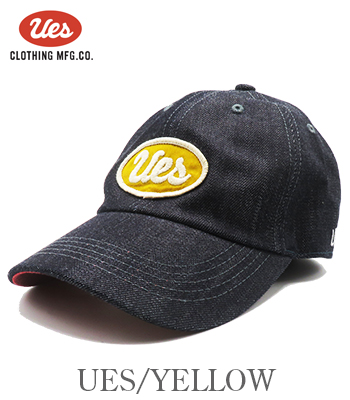 UES ウエス 定番|ワッペン|デニム|ベースボールキャップ『DENIM BALL
