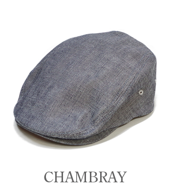 UES ウエス シャンブレー|デニム|バックストラップ|HUNTING CAP
