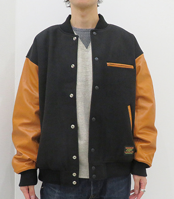 今年トレンドのグレーSKOOKUMメルトンラグランスリーブスタジアム  