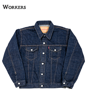 WORKERS ワーカーズ 米綿|デニムジャケット|Gジャン|3rd Type『13.75