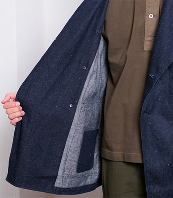 Soundman サウンドマン Fedora field coat ネイビー Soundman / Field Coat (Clyde)｜BLOG｜ユニオンワークス [ 靴