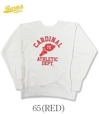 BARNS バーンズ リバース切り替え|クルーネック|スウェット『Vintage