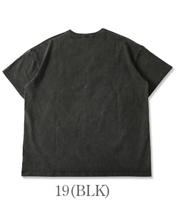 BARNS バーンズ 半袖|丸胴|ピグメント|プリントシャツ『14/- G.O.A.T