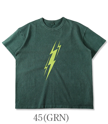 BARNS バーンズ 半袖|丸胴|ピグメント|プリントシャツ『14/- G.O.A.T