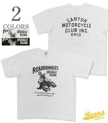 BARNS バーンズ 半袖|丸胴|プリントシャツ『Tube Print T-Shirt