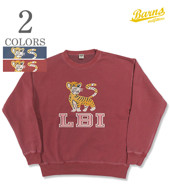 BARNS バーンズ ピグメント|クルーネック|スウェット『Super Heavy