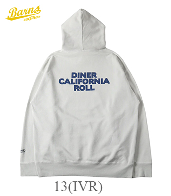 BARNS バーンズ 裏起毛|プルオーバー|パーカー『Athletic Print Hoodie