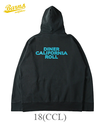 BARNS バーンズ 裏起毛|プルオーバー|パーカー『Athletic Print Hoodie