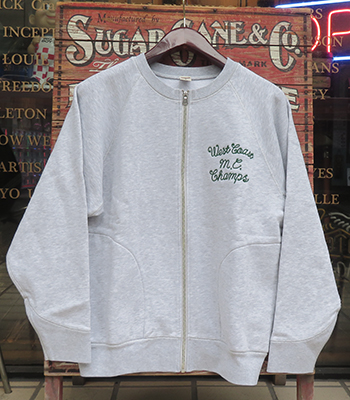 BARNS バーンズ 裏毛|ピグメント|ジップアップ|カーディガン『Super