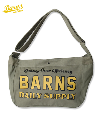 BARNS バーンズ コットンキャンバス|ショルダー|ニュースペーパー