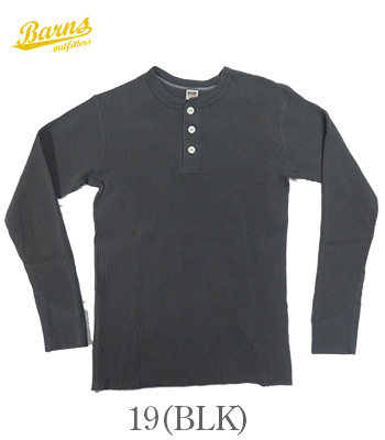 BARNS バーンズ 長袖|フラットシーマ|ワッフル|サーマルロンTEE