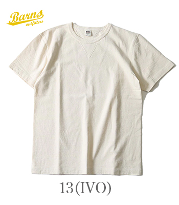 BARNS バーンズ 半袖|小寸編み|ユニオンスペシャル|クルーネックTEE