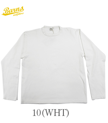 BARNS バーンズ 9分袖|無地|ヘビースパンフライス|Tシャツ