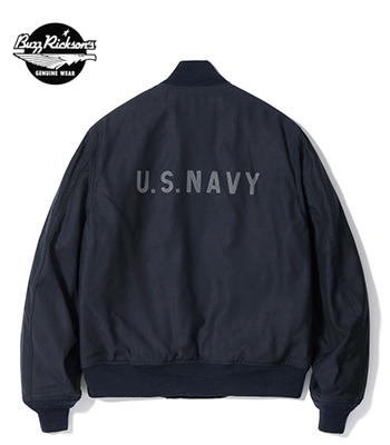 バズリクソンズU.S.NAVY ボンバージャケット サイズ36(M相当) BUZZ RICKSON'S バズリクソンズ レーヨンコットン|デッキジャケット