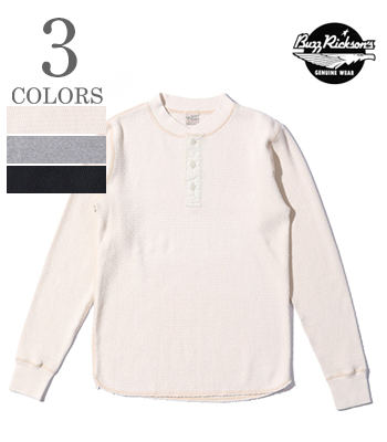 BUZZ RICKSON'S バズリクソンズ 長袖|ワッフル|ヘンリーネック|Tシャツ