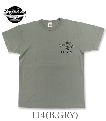 BUZZ RICKSON'S バズリクソンズ 半袖|Made in USA|プリントTEE『U.S.N.
