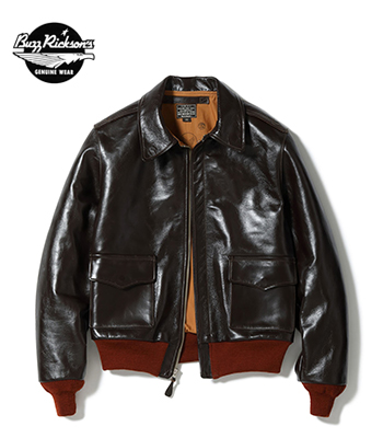 実名復刻 赤リブ A−2 フライトジャケット 馬革 4 X L（A-2 Jacket  