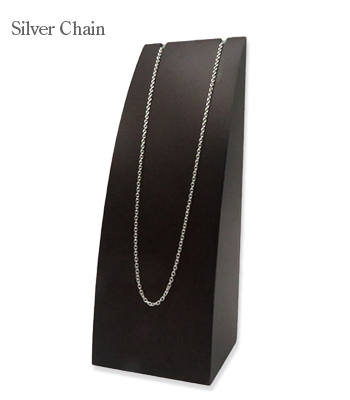 Silver Chain シルバーチェーン|ネックレスチェーン|50cm|小豆|あずき