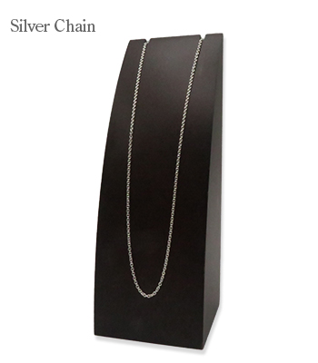Silver Chain シルバーチェーン|ネックレスチェーン|50cm|小豆|あずき