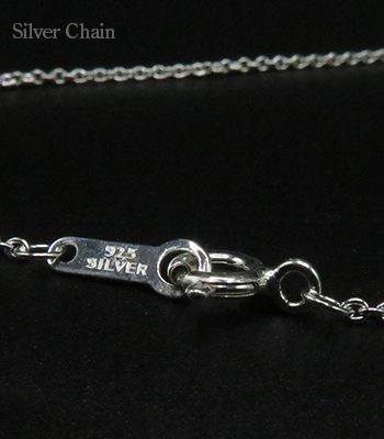 Silver Chain シルバーチェーン|ネックレスチェーン|50cm|小豆|あずき
