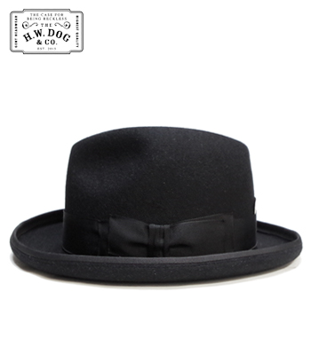 THE H.W.DOG&CO. Churchill Model|ウールハット『HOMBURG』【アメカジ