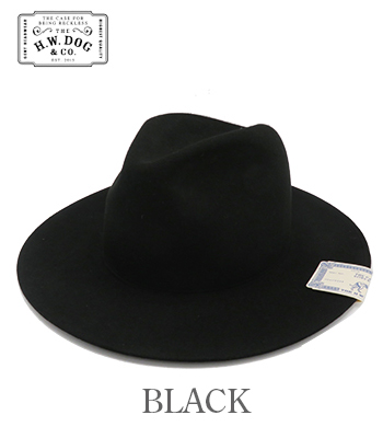 THE H.W.DOG&CO. 折り畳み|メリノウールハット『TRAVELERS HAT