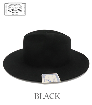 THE H.W.DOG&CO. 折り畳み|メリノウールハット『TRAVELERS HAT