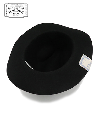 THE H.W.DOG&CO. 折り畳み|メリノウールハット『TRAVELERS HAT