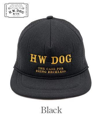 dogs oji キャップ　ブラック　ユニセックス SALE】エクストララージ XLARGE ドッグイヤーキャップ