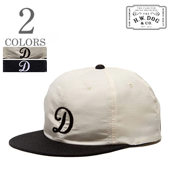 THE H.W.DOG&CO. コットンリネン|ベースボールキャップ『2TONE