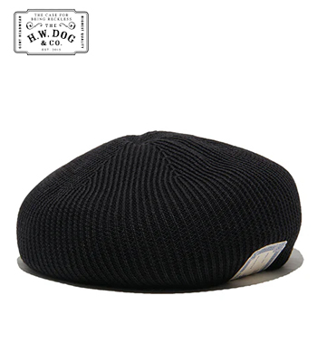 THE H.W. DOG CO. ブラック ベレー帽 LEATHER BERET 62 – THE H.W.DOG&CO.