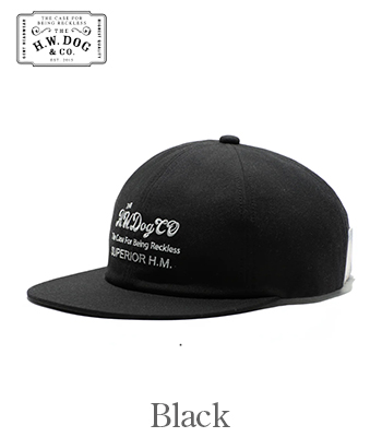 H.W. DOG & CO. ブラックベースボールキャップ サイズ40 40s BASEBALL CAP - Black – THE H.W.DOG&CO.