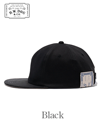 THE H.W.DOG&CO. コットン|レザー|ベースボールキャップ